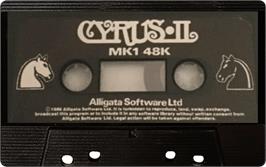 Cartridge artwork for Cyrus 2 on the Sinclair ZX Spectrum.