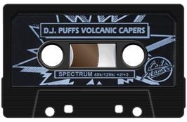 Cartridge artwork for DJ Puff on the Sinclair ZX Spectrum.