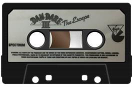 Cartridge artwork for Dan Dare 3 - The Escape on the Sinclair ZX Spectrum.