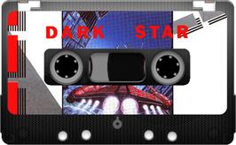 Cartridge artwork for Dark Star on the Sinclair ZX Spectrum.