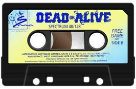 Cartridge artwork for Dead Or Alive on the Sinclair ZX Spectrum.
