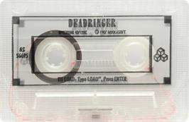 Cartridge artwork for Dead Ringer on the Sinclair ZX Spectrum.