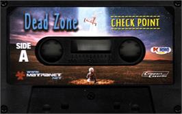 Cartridge artwork for Dead Zone on the Sinclair ZX Spectrum.