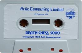 Cartridge artwork for Death Chess 5000 on the Sinclair ZX Spectrum.