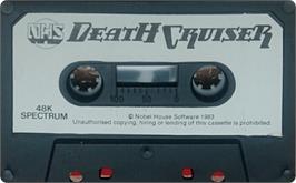Cartridge artwork for Death Cruiser on the Sinclair ZX Spectrum.