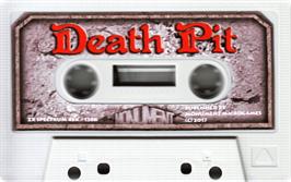 Cartridge artwork for Death Pit on the Sinclair ZX Spectrum.