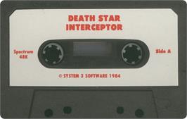 Cartridge artwork for Death Star Interceptor on the Sinclair ZX Spectrum.