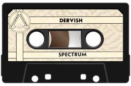 Cartridge artwork for Dervish on the Sinclair ZX Spectrum.
