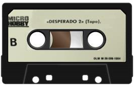 Cartridge artwork for Desperado 2 on the Sinclair ZX Spectrum.