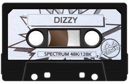 Cartridge artwork for Dizzy - The Ultimate Cartoon Adventure on the Sinclair ZX Spectrum.
