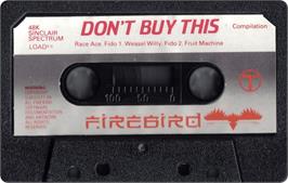 Cartridge artwork for Don't Buy This on the Sinclair ZX Spectrum.