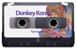 Cartridge artwork for Donkey Kong on the Sinclair ZX Spectrum.