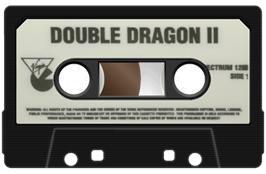 Cartridge artwork for Double Dragon 2 - The Revenge on the Sinclair ZX Spectrum.