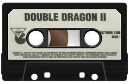 Cartridge artwork for Double Dragon II: The Revenge on the Sinclair ZX Spectrum.