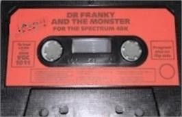 Cartridge artwork for Dr. Franky And The Monster on the Sinclair ZX Spectrum.