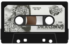 Cartridge artwork for Draconus on the Sinclair ZX Spectrum.