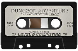 Cartridge artwork for Dungeon Adventure on the Sinclair ZX Spectrum.