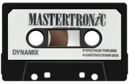 Cartridge artwork for Dynamix on the Sinclair ZX Spectrum.