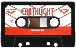 Cartridge artwork for Earthlight on the Sinclair ZX Spectrum.