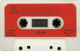 Cartridge artwork for Ed-on on the Sinclair ZX Spectrum.