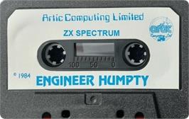 Cartridge artwork for Engineer Humpty on the Sinclair ZX Spectrum.