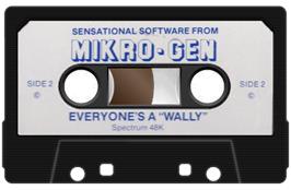 Cartridge artwork for Everyone's A Wally on the Sinclair ZX Spectrum.