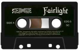 Cartridge artwork for Fairlight on the Sinclair ZX Spectrum.