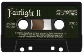 Cartridge artwork for Fairlight 2 on the Sinclair ZX Spectrum.