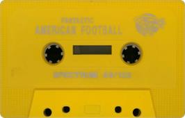Cartridge artwork for Fantastic American Football on the Sinclair ZX Spectrum.