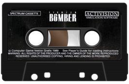 Cartridge artwork for Fighter Bomber on the Sinclair ZX Spectrum.