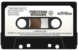 Cartridge artwork for Fighting Soccer on the Sinclair ZX Spectrum.