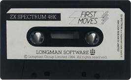 Cartridge artwork for First Moves on the Sinclair ZX Spectrum.