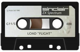 Cartridge artwork for Flight Simulation on the Sinclair ZX Spectrum.