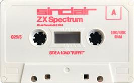 Cartridge artwork for Flippit on the Sinclair ZX Spectrum.