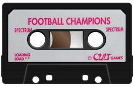 Cartridge artwork for Football Champions on the Sinclair ZX Spectrum.