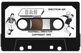 Cartridge artwork for Football Director on the Sinclair ZX Spectrum.