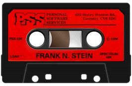 Cartridge artwork for Frank N Stein on the Sinclair ZX Spectrum.