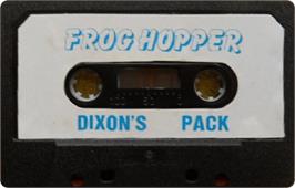 Cartridge artwork for Frog Hopper on the Sinclair ZX Spectrum.