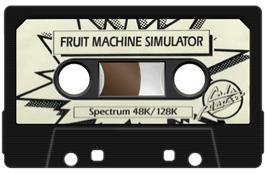 Cartridge artwork for Fruit Machine (DK'Tronics) on the Sinclair ZX Spectrum.
