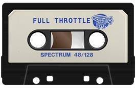 Cartridge artwork for Full Throttle on the Sinclair ZX Spectrum.