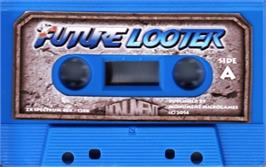 Cartridge artwork for Future Looter on the Sinclair ZX Spectrum.