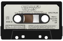 Cartridge artwork for Galactic Games on the Sinclair ZX Spectrum.