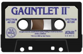 Cartridge artwork for Gauntlet 2 on the Sinclair ZX Spectrum.