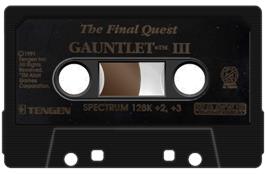 Cartridge artwork for Gauntlet III: The Final Quest on the Sinclair ZX Spectrum.