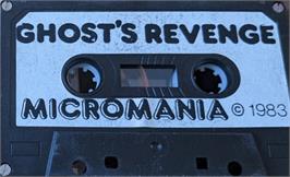 Cartridge artwork for Ghost's Revenge on the Sinclair ZX Spectrum.