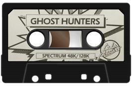 Cartridge artwork for Ghost Hunters on the Sinclair ZX Spectrum.