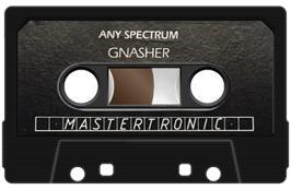 Cartridge artwork for Gnasher / Gricko on the Sinclair ZX Spectrum.