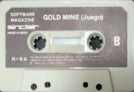 Cartridge artwork for Gold Mine on the Sinclair ZX Spectrum.