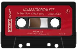 Cartridge artwork for Gonzzalezz on the Sinclair ZX Spectrum.
