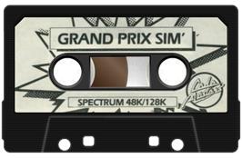 Cartridge artwork for Grand Prix Simulator on the Sinclair ZX Spectrum.
